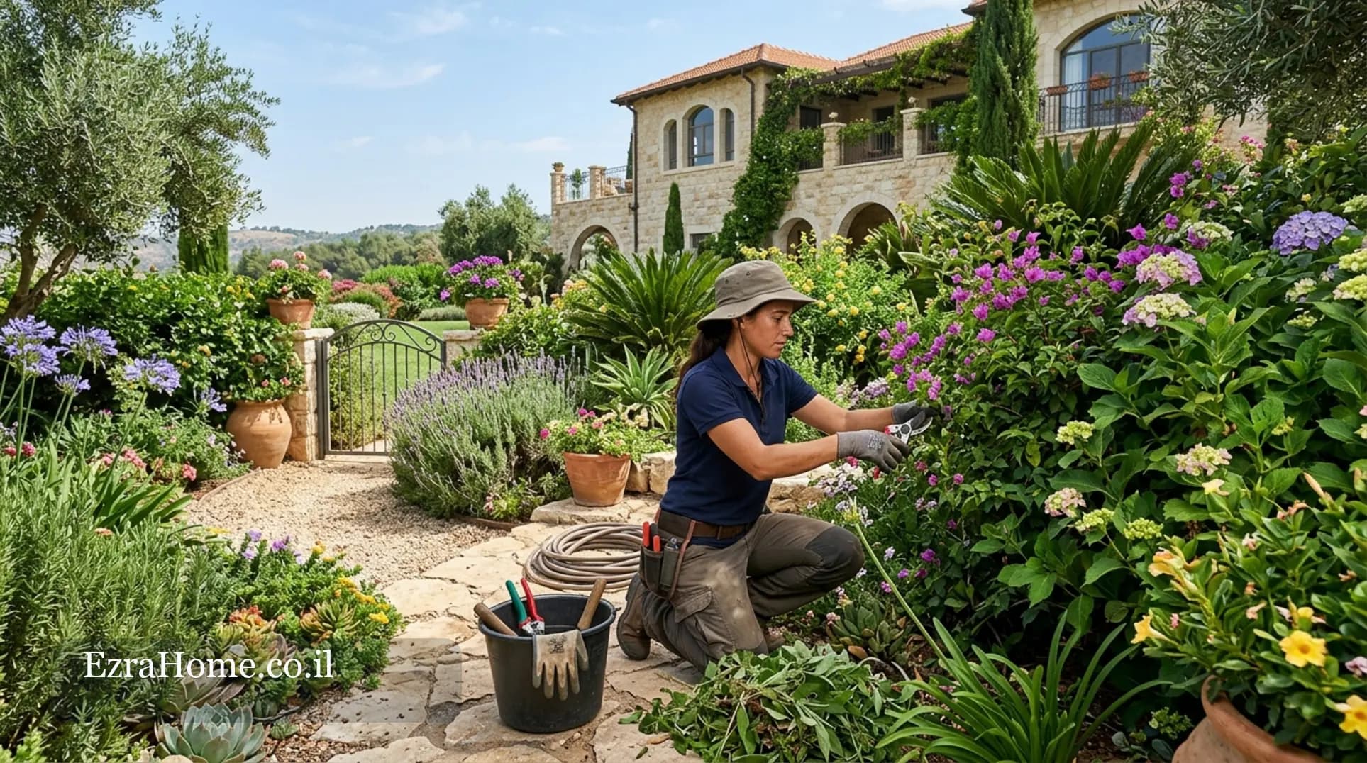 Gardener for a villa in Israel: subscription-based maintenance